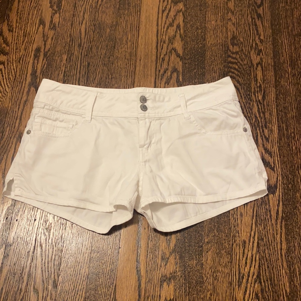 Paris Blues White Jean Shorts
